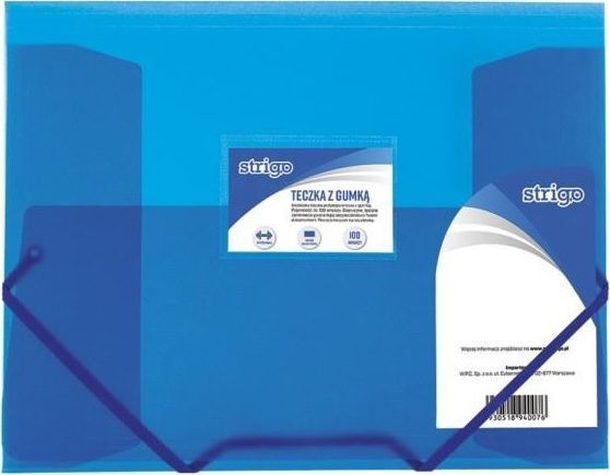 Folder dokumentesh Strigo PP, A4, me elastik, rozë