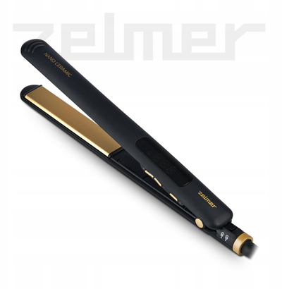 Pjastrues flokësh Zelmer ZHP2300, 150 230°C, nano qeramik, i zi