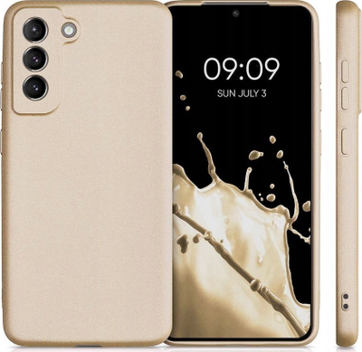 Futrollë METALLIC për Samsung S20 FE, TPU, mbrojtje e plotë, ngjyrë gold