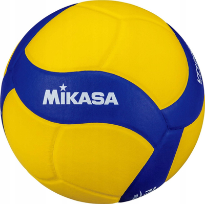 Top volejbolli Mikasa VT1000W Indoor, madhësia 5, FIVB Official, verdh e kaltër
