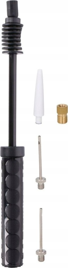 Pompe topash Dunlop Ball Pump 24cm, mekanizëm dyanshëm, me gjilpërë
