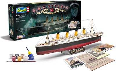 Model anije plastike Revell RMS Titanic 100th Anniversary 05715, gift set, me bojëra dhe ngjitës