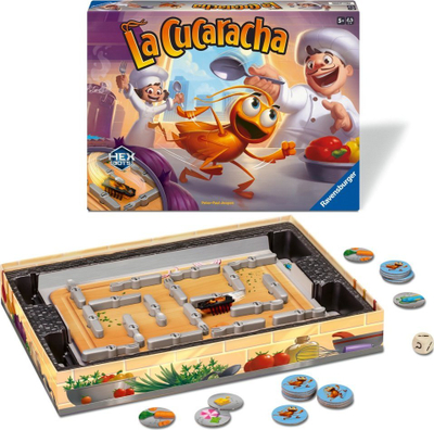 Loja tavoline Ravensburger La Cucaracha, për familje, në polonisht, shumëngjyrëshe