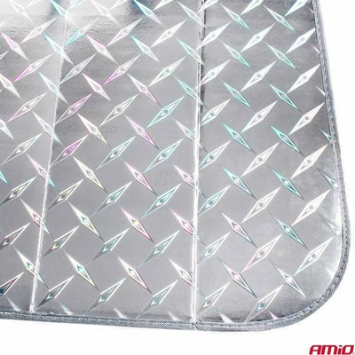 Mbrojtëse xhami për makinë AMiO 02909, 150x80 cm, PE, argjendtë