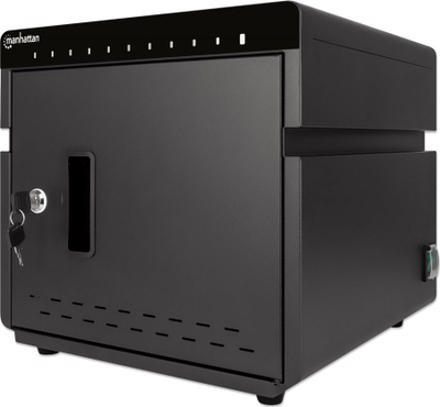 Stacion karikimi Manhattan 715942, 10 porta USB C, 18W PD, gri