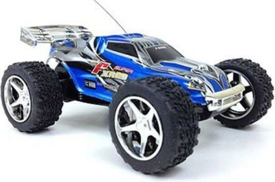 Makinë me telekomandë WL Toys Mini Truggy High Speed ​​(WL / 2019), e hirtë/ e kaltër