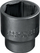 Çelës tubor Rockforce 1/2", 36mm, 6 faqe, metalik