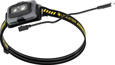 Llampë koke Ledlenser HF4R Work, me karikim, IP68, e zezë