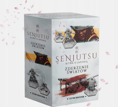 Lojë tavoline me strategji Senjutsu Clash of Worlds, për shumë veta, me temë samuraj, me plot ngjyra