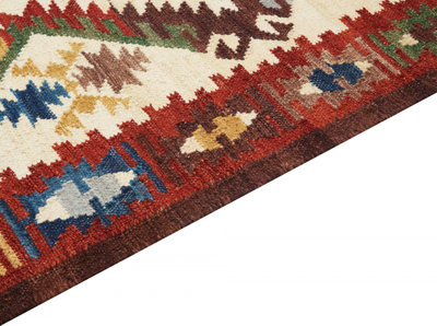 Tapet leshi AREVIK Wool Kilim, 160 x 230 cm, shumëngjyrësh