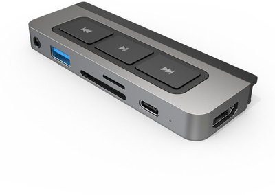 Hub HyperDrive Media 6në1 USB-C për iPad Pro/Air, i argjendtë
