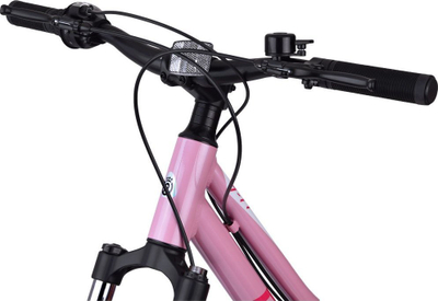 Biçikletë RoyalBaby STUDENT 24", 8 shpejtësi Shimano, amortizator përpara, rozë