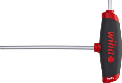 Set çelësa imbus Wiha ComfortGrip 45620, 6 copë, dorez T, i kuq