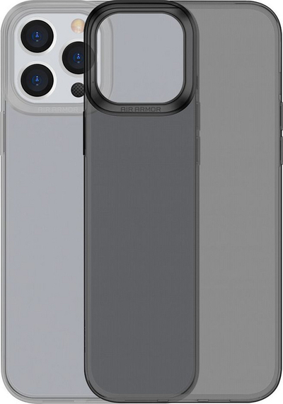Mbrojtëse Baseus Simple Series për iPhone 13 Pro Max, transparente me të zezë