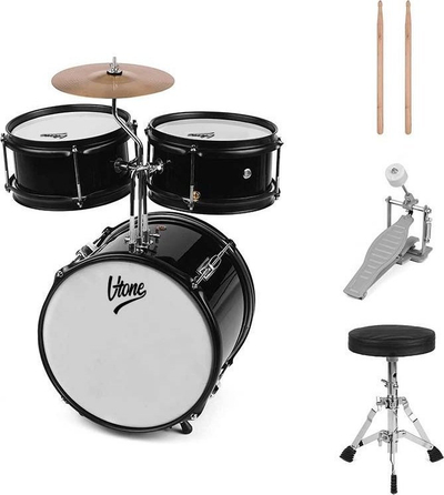 Set daullesh për fëmijë V-TONE VD Junior, akustike, e zezë