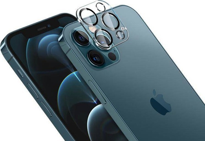 Xham mbrojtës për kamerë Crong Lens Shield, për iPhone 12 Pro, i tejdukshëm
