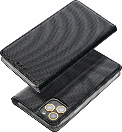 Këllëf librë Futera Magnet për Huawei Nova Y90, me magnet, me xhepa kartash, i zi