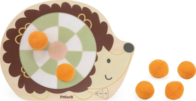 Lojë me hedh topa Viga Toys Velcro Ball Toss Game, druri, për kalamaj 3+