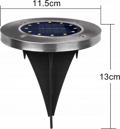 Llambë diellore Maclean MCE318, 12 LED, IP44, dritë e bardhë natyrale