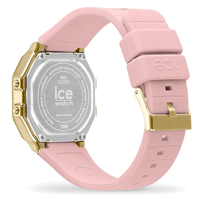 Orë dore për femra Ice Watch ICE Digit Retro Blush Pink, rozë