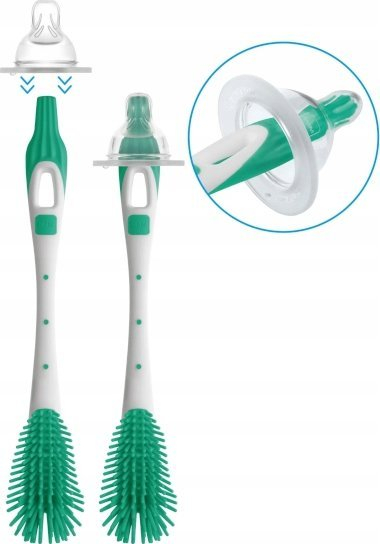 Четка за коса MAM Soft Brush MAM646, меки влакна, зелена