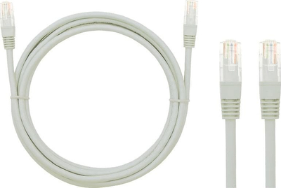 Kabllo rrjeti patchcord RJ45 UTP Cat5e, 2 m, gri