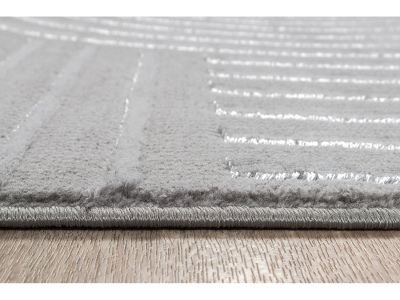 Tapet Beliani YAYLA, 160x230 cm, poliester, gri