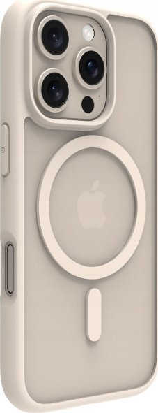 Maskë telefoni dbramante1928 Grenen MagSafe për iPhone 16 Pro, transparente, ngjyrë ari