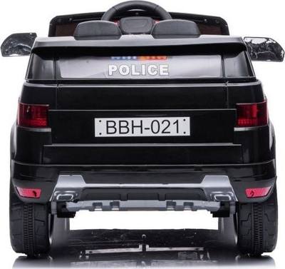Makinë policie elektrike Lean Cars BBH-021, 12V, me telekomandë, e zezë