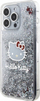 Mbështjellës telefoni Hello Kitty Liquid Glitter Charms Kitty Headcase për iPhone 15 Pro Max, transparent