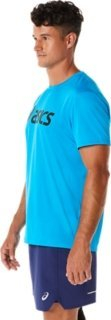Bluzë sportive Asics Core Top 2011C334, për burra, material poliestër, blu e kaltër