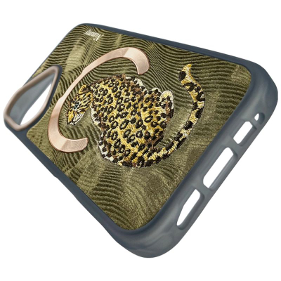 Këllëf telefoni Nimmy Magnetic Fantasy Animal MagSafe për iPhone 16, rref me MagSafe, ngjyrë ari