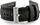 Rrip ore Watch Strap W34 Premium, 24mm, kanvas me lëkurë, i zi