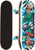 Skateboard Best Sporting Wooden Octopus Blue, druri 7 shtresa, deri 100kg, blu