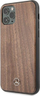 Këse telefoni Mercedes Benz Wood Line Walnut për iPhone 11 Pro Max, kafe