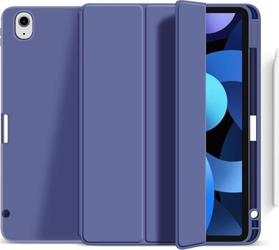 Mbrojtëse për tablet Apple iPad 11th Gen 2025 / 10th Gen, kapak i palosshëm me qëndrim, ngjyrë vjollcë e errët