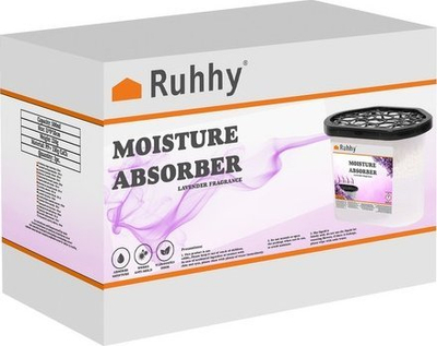 Tharës lagështie Ruhhy Moisture Absorber, 500 ml, me erë livande, transparent