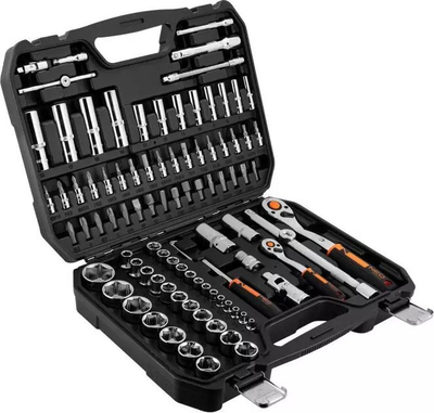 Set veglash Neo 10-062, 94 pjesë, CrV, në kuti plastike