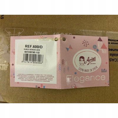 Kukull bebe Arias Zoe, 42cm, dizajn realist, lëkurë natyrale