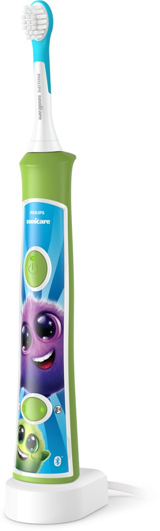 Furçë dhëmbësh sonike për fëmijë Philips Sonicare For Kids HX6322/12, Bluetooth, e gjelbër