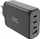 Karikues muri Silver Monkey GaN 130W, 3x USB‑C PD, USB‑A QC, i zi