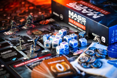 Lojë tavoline Mass Effect The Board Game, bashkëpunuese, 1‑4 lojtarë, shumëngjyrëshe
