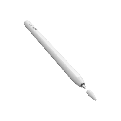 Stilus për iPad Next One Magnetic Scribble Pen, aktiv kapacitiv, karikim wireless dhe USB C, i bardhë