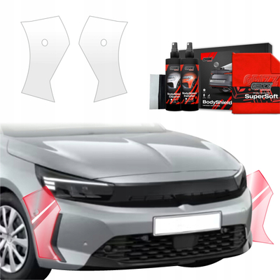 Folie mbrojtëse tamponi Grizz Protector Opel Corsa 2023-2025, PPF 2in1, transparente