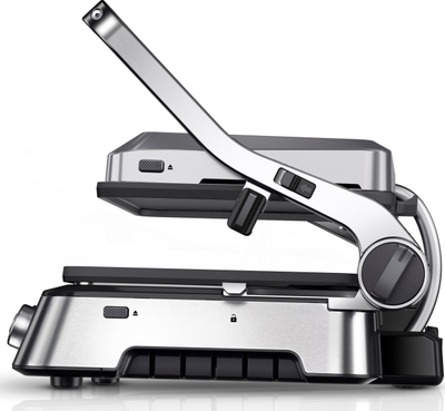 Grill kontakti Braun MultiGrill 9 CG9047, 2000W, pllaka që ndërrohen, çelik inox i zi