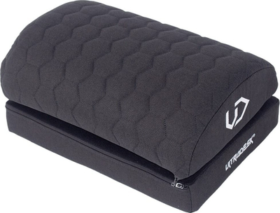 Mbështetëse këmbësh Ultradesk Frontstep, lartësi e rregullueshme, shkumë memory foam, e zezë