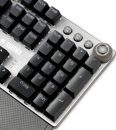 Tastierë Aurora K-3 LED KRGB (IKGMK3), kafe
