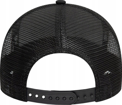 Kapelë New Era AS Roma A Frame Trucker 9FORTY, e rregullueshme, e zezë