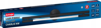 Llambë murale LED Activejet AJE CHARLIE NW, 1100lm, IP20, e bardhë