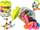 Lodër magnetike Lean Toys Magnetic Bar, 32 copa, me kuti plastike, shumëngjyrëshe